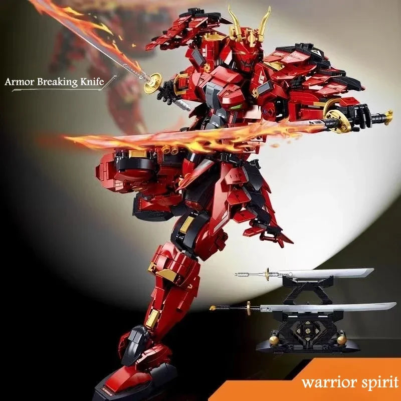 New Mecha Robot Building Blocks Set Armor Movie Kai Warrior Mech Bricks 923PCS Collection Model DIY Bricks Toys for Boys Gift