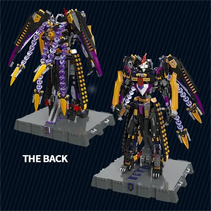 1475PCS Action Fight Mecha Building Blocks War Robot Moc Model Bricks Toys Creative Desktop Decoration Children Christmas Gift