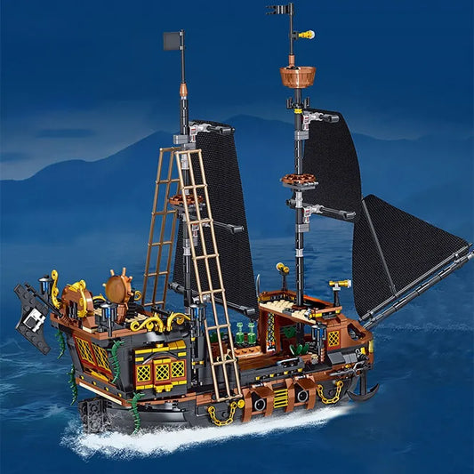 1328 Piece Building Block Pirate Ship With Free Shipping