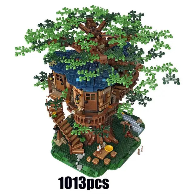  1013 Piece Massive Tree house Building Block Set With Free Shipping